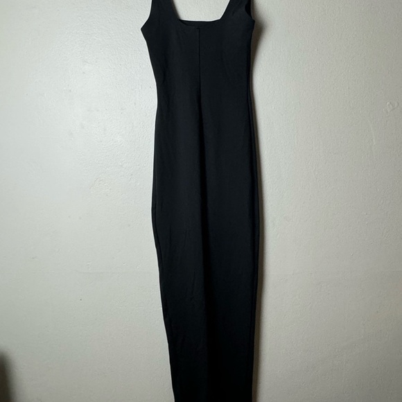 SKIMS BODY LONG SLIP DRESS SL-MAX-4112 ONYX BLACK SZ SMALL - Picture 8 of 15